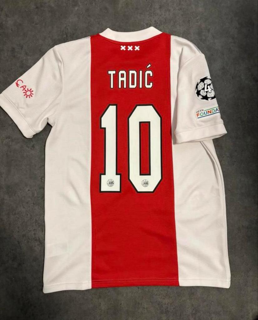Matchworn Tadic Ajax, Maat L, Ophalen of Verzenden, Zo goed als nieuw, Shirt