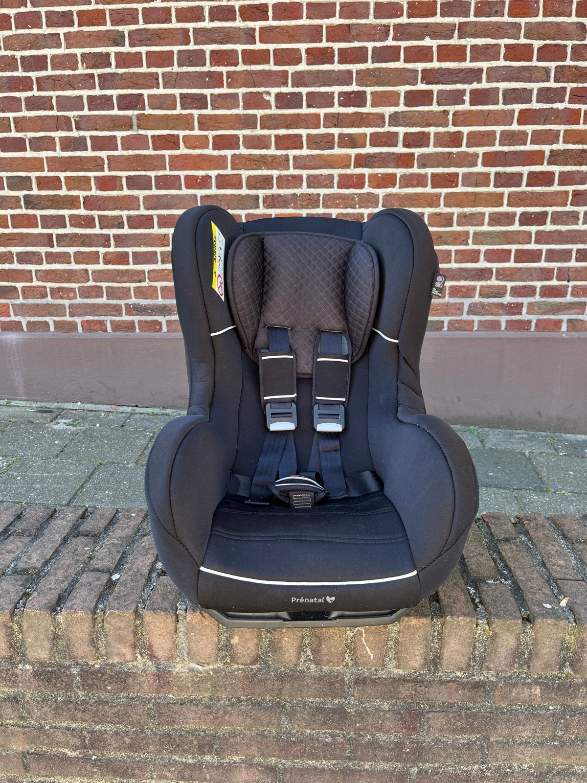 Prenatal Autostoel 0-18 kg - Zwart, 0 t/m 18 kg, Verstelbare rugleuning, Ophalen, Overige merken