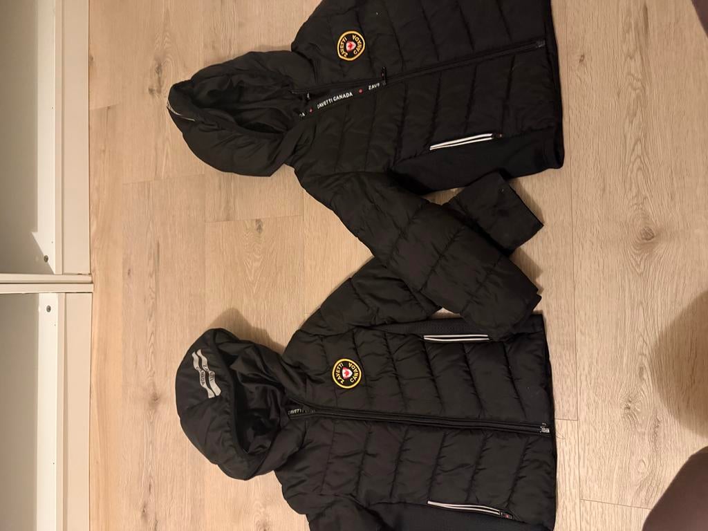 Zwarte ZAVETTI CANADA winterjas, Ophalen of Verzenden, Gedragen, Maat 38/40 (M), Zwart