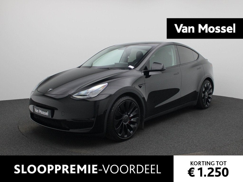 Tesla Model Y Performance AWD 75 kWh | PANORAMADAK | 360 CAM, Auto's, Tesla, Automaat, 12 maanden, Gebruikt, 495 min