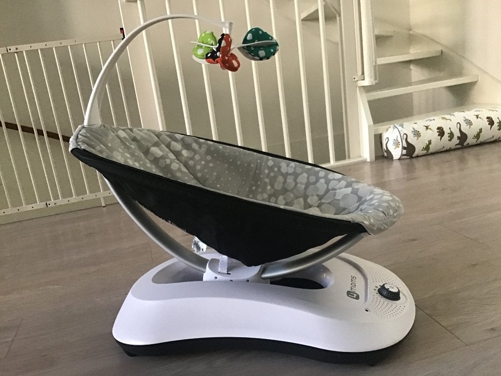 Elektrische wipstoel RockaRoo 4 moms, Schommelstoel, Ophalen, Overige merken, Met gordel(s) of riempje(s)