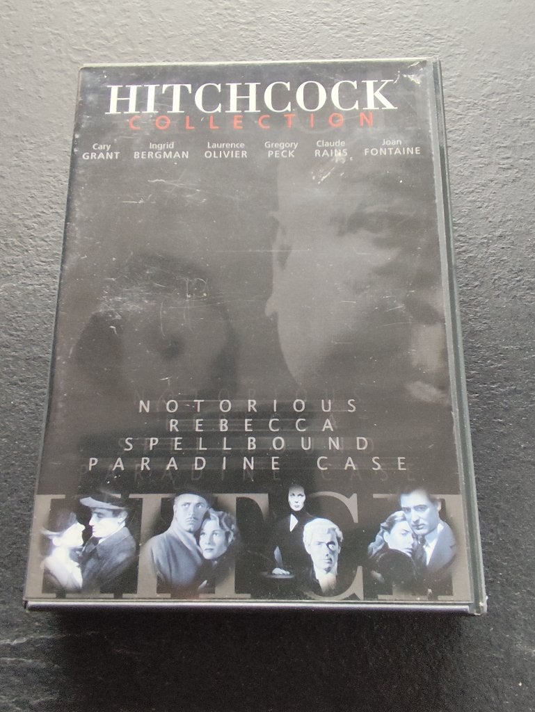 Hitchcock Collection met 4 films in nette staat. Ned. ondert, Alle leeftijden, Ophalen of Verzenden, Zo goed als nieuw