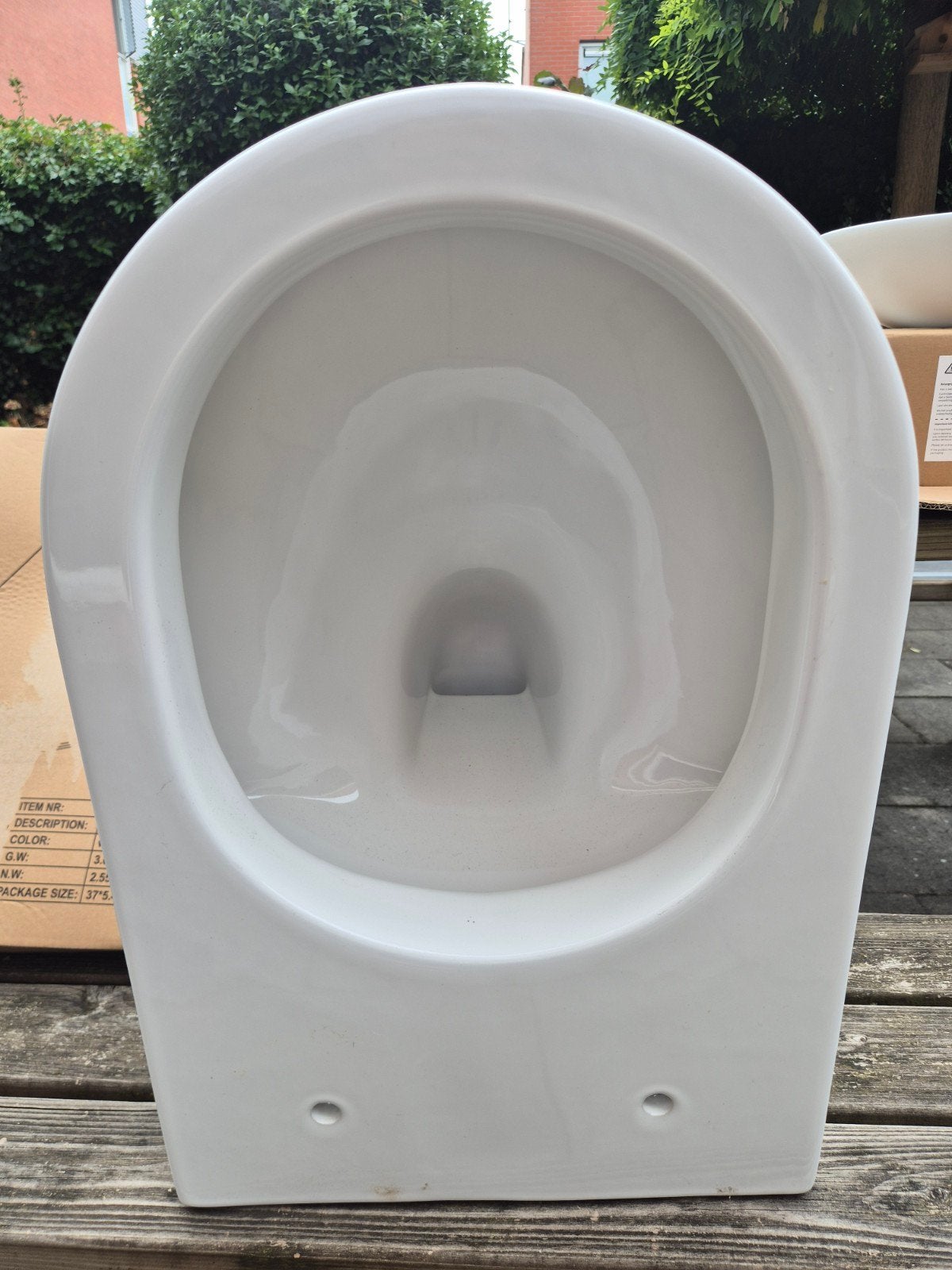 Maxaro Classico Hangend Toilet met Zitting - Wit, Doe-het-zelf en Verbouw, Ophalen, Nieuw, Toilet