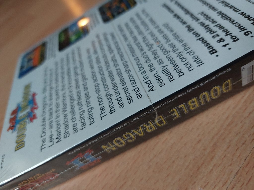[ Double Dragon II The Revenge ]  H-seam sealed, ongeopend., Ophalen, Eén computer, Platform, Vanaf 7 jaar