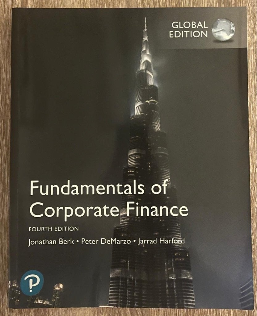 Fundamentals of Corporate Finance - Berk (Global Edition), Ophalen of Verzenden, Zo goed als nieuw, Berk, Economie en Marketing