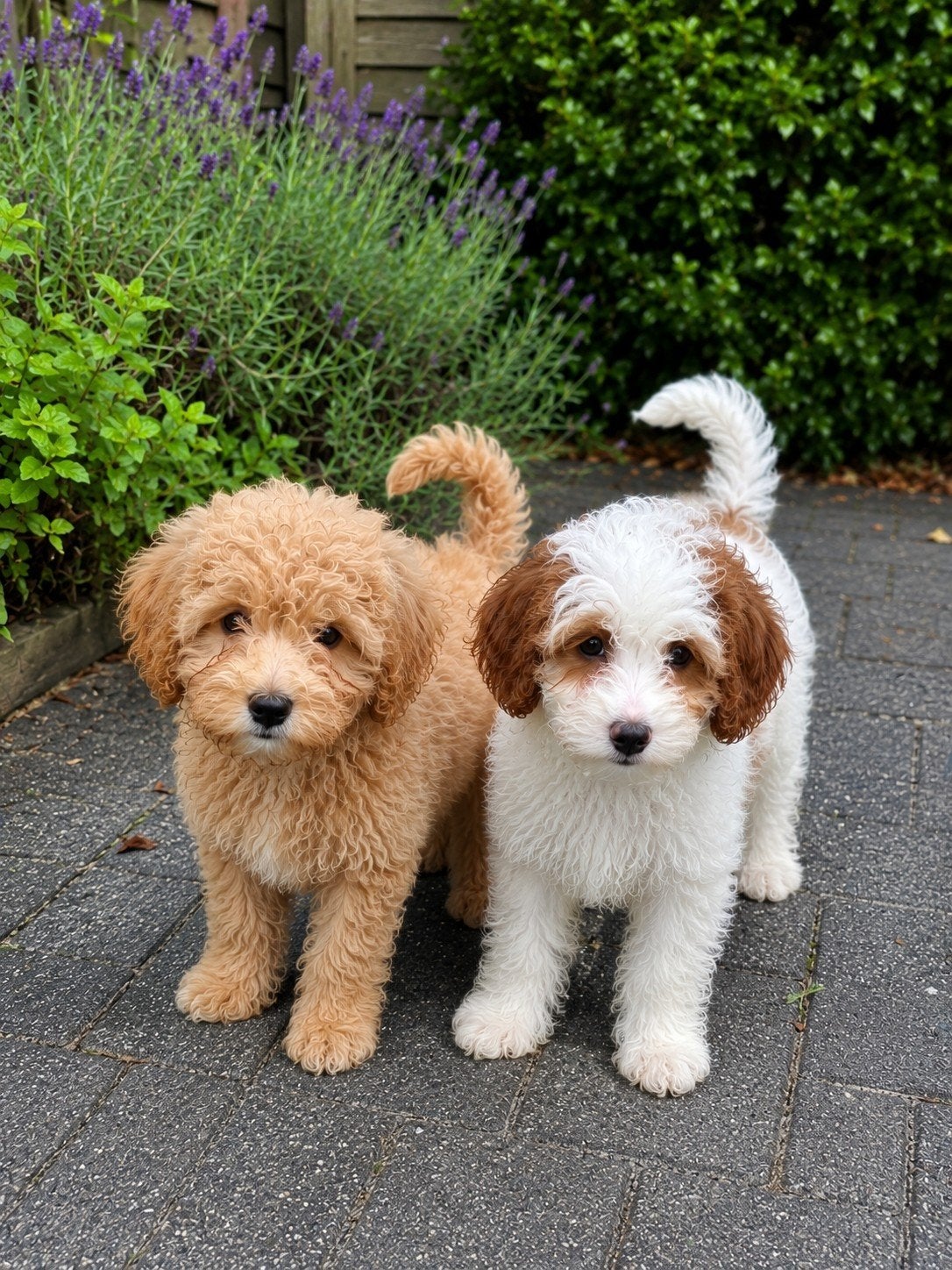 Lieve Maltipoo x Cockapoo pups 5 teefjes 1 reutje, Parvo, Overige rassen, 8 tot 15 weken, Meerdere dieren