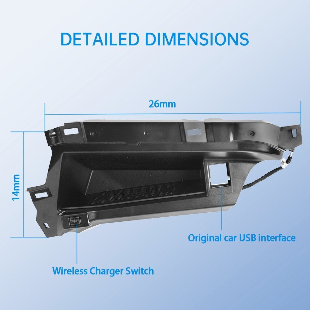 15W Draadloze telefoonlader voor Toyota C-HR 2018-2020 LHD, Auto diversen, Auto-accessoires, Ophalen of Verzenden, Nieuw