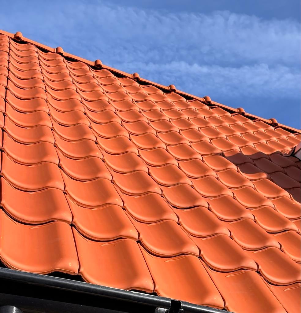 VHV Dakpannen, Doe-het-zelf en Verbouw, Dakpannen en Dakbedekking, Nieuw, Dakpannen, Steen of Klei, Rood, 15 m² of meer, Ophalen
