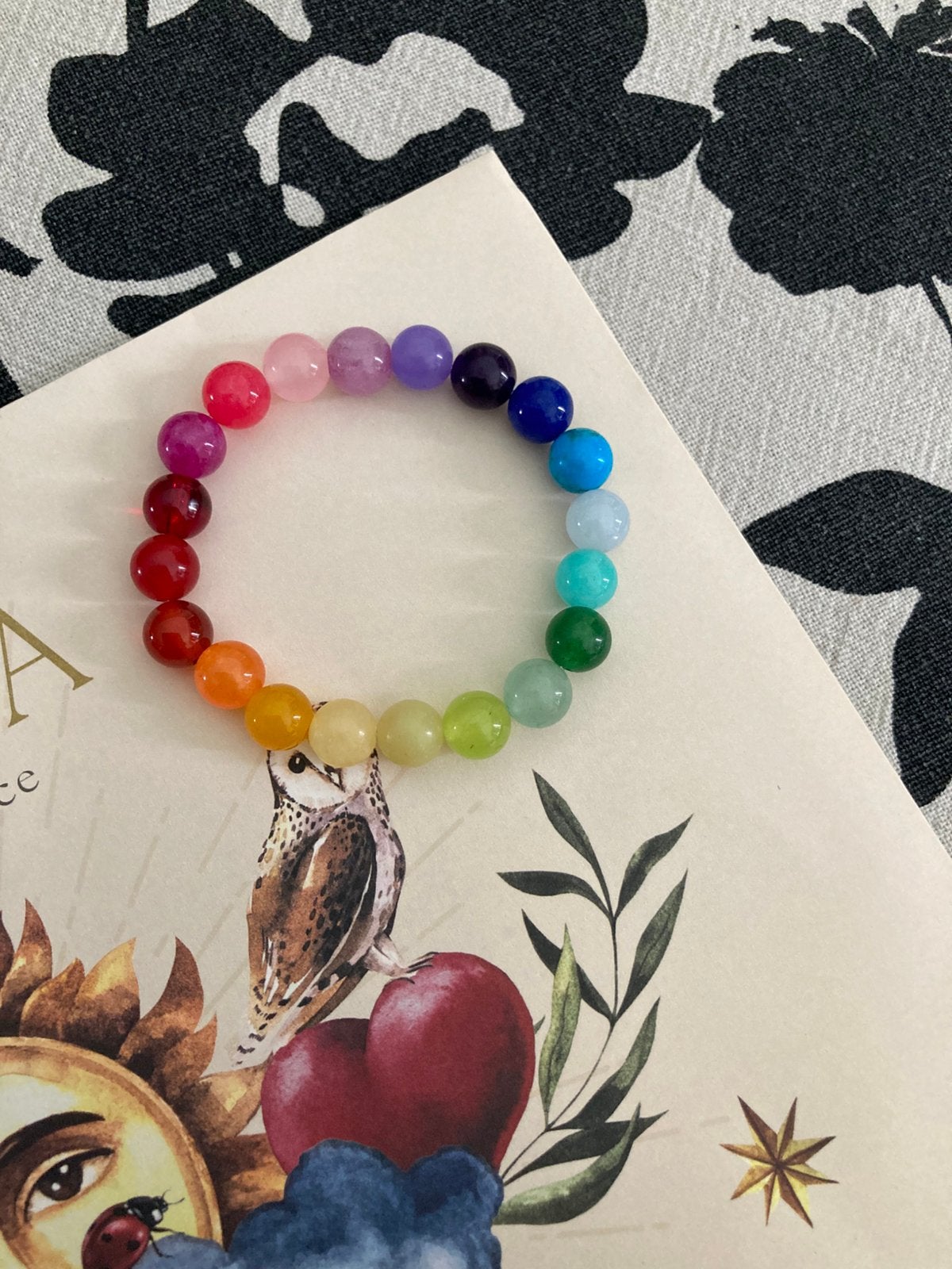 Zelfgemaakte edelstenen nieuwe armband 16,51cm stenen small, Ophalen of Verzenden, Nieuw