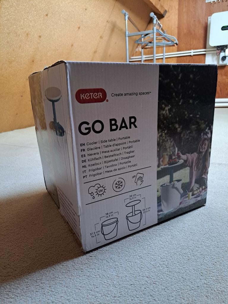 Keter Go Bar Koelbox / Bijzettafel - Nieuw in doos, Ophalen, Nieuw, Koelbox, Koelelement
