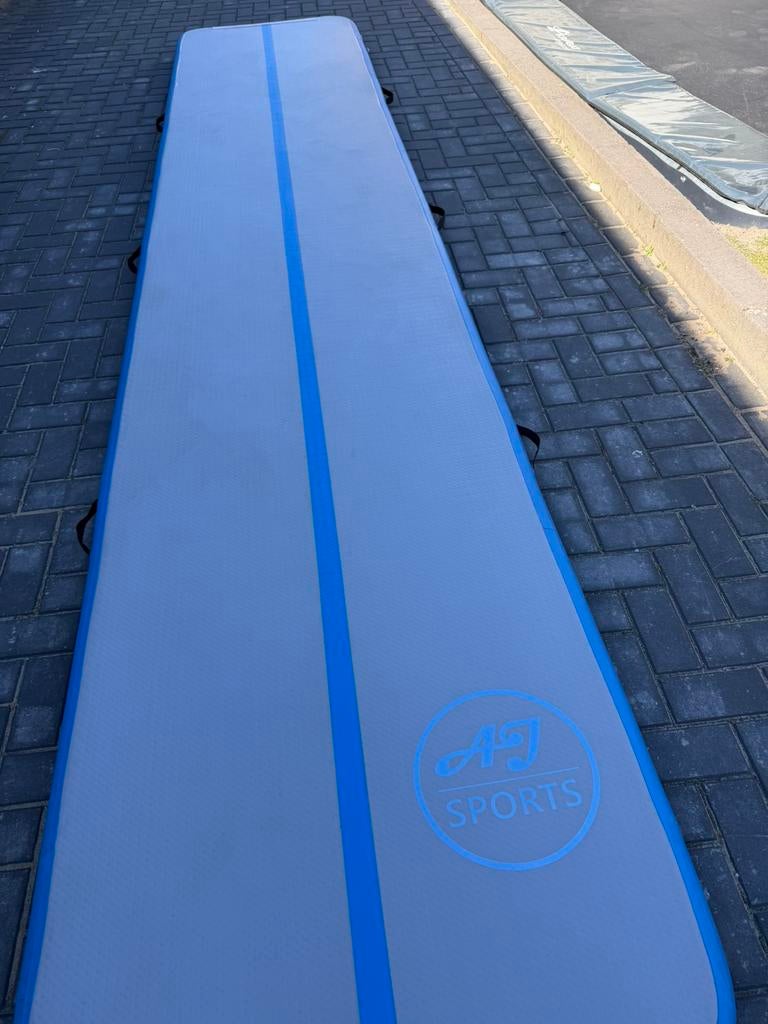 AJ-Sports AirTrack Pro 500x100x10 CM - Speelmat, Ophalen of Verzenden, Zo goed als nieuw, Blauw, Materiaal