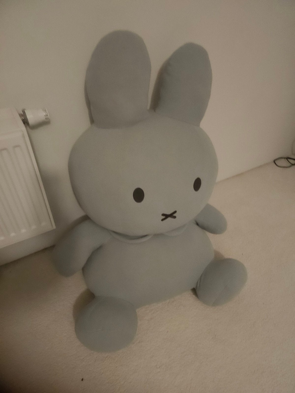 Grote grijze Nijntje knuffel, Ophalen, Overige merken, Grijs, Konijn