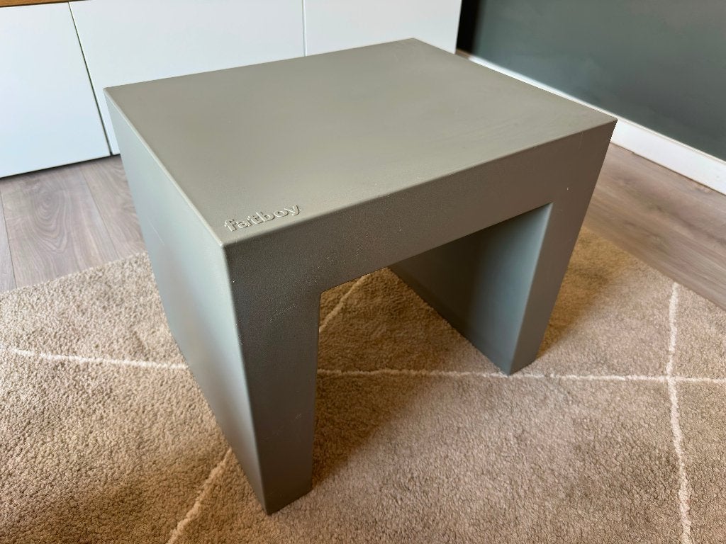 Fatboy Concrete Seat grijs – kruk en bijzettafel, Ophalen, Minder dan 45 cm, Gebruikt, Vierkant