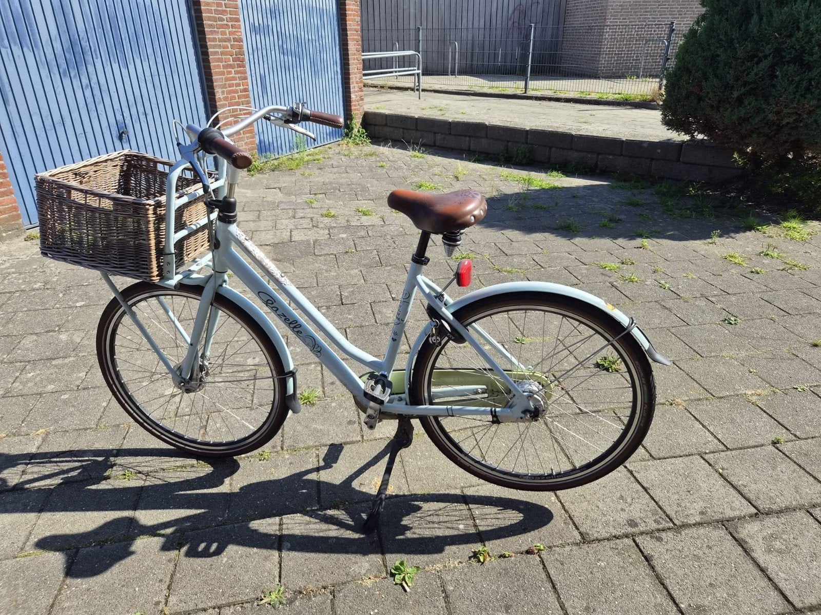 Gazelle Miss Grace damesfiets met mand, Ophalen, Gebruikt, Versnellingen, 50 tot 53 cm