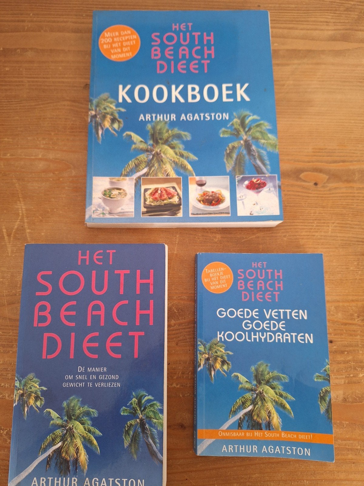 DE 3 boeken van het SOUTH BEACH DIEET! In 1 koop., Ophalen of Verzenden, Gelezen