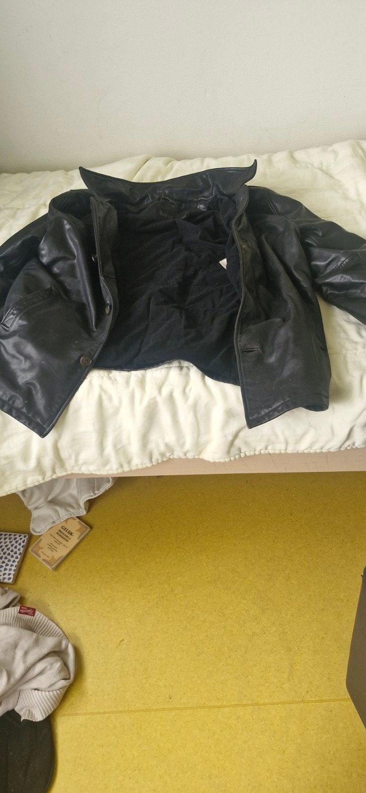 Stijlvolle Zwarte Leren Jas van Milestone - Maat 52, Kleding | Heren, Jassen | Zomer, Maat 52/54 (L), Verzenden, Zwart, Milestone