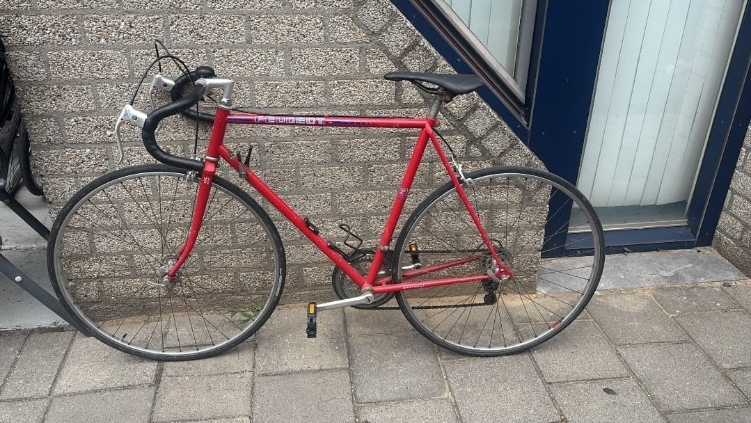 Peugeot Carbolite 103 vintage racefiets, Fietsen en Brommers, 55 tot 59 cm, Ophalen