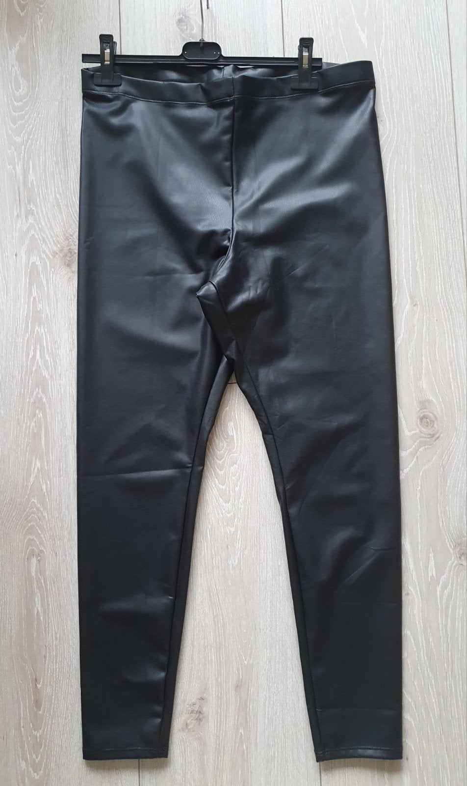 Leatherlook Legging Maat XL H&M, H&M, Zwart, Nieuw, Ophalen of Verzenden
