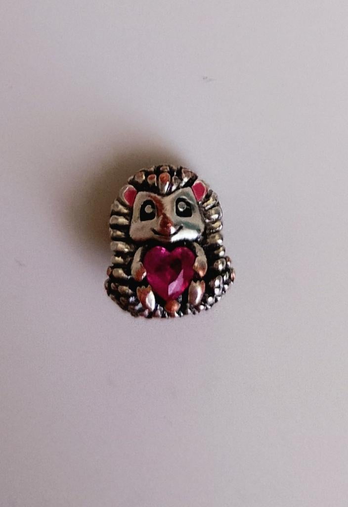 925 Sterling Silver Hedgehog Charm Pendant, Sieraden, Tassen en Uiterlijk, Kettinghangers, Ophalen of Verzenden, Zo goed als nieuw
