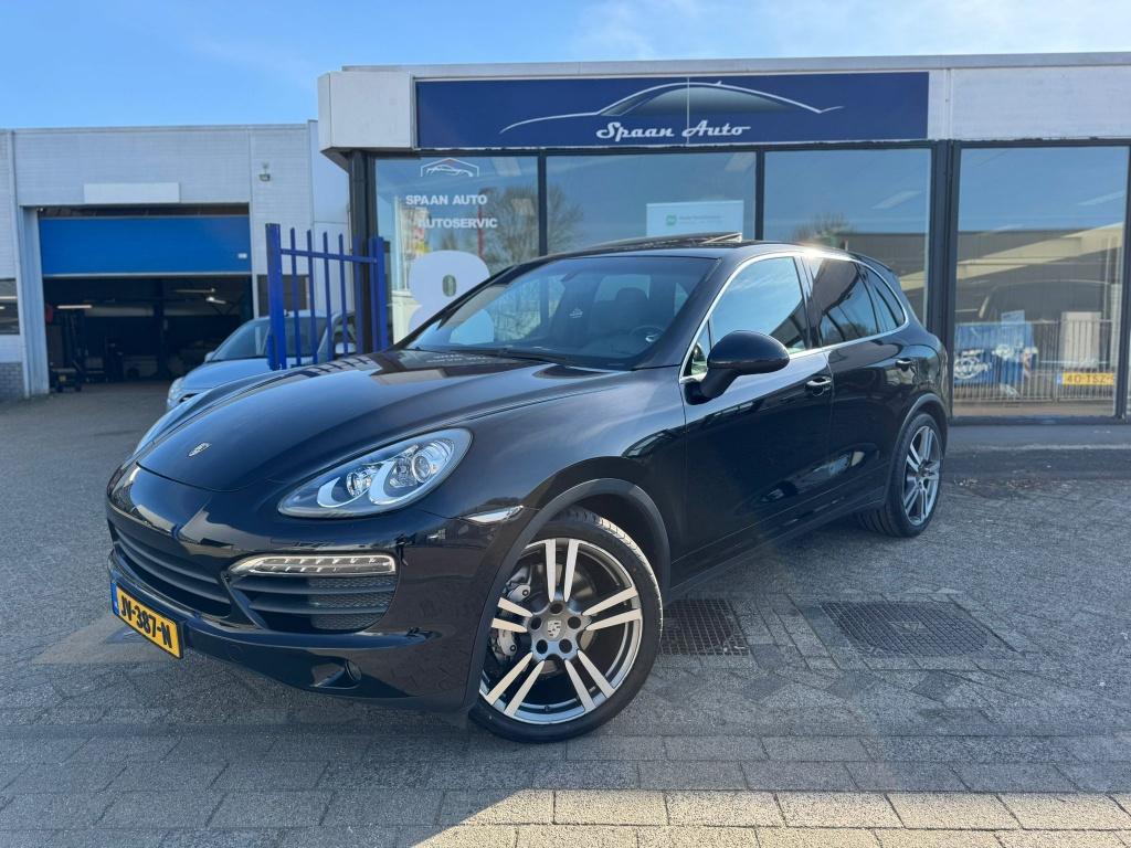 Porsche Cayenne 4.8 S YOUNGTIMER | LEER | PANO | MEMORY SEAT, Auto's, Porsche, Automaat, Gebruikt, 138 €/maand, Zwart
