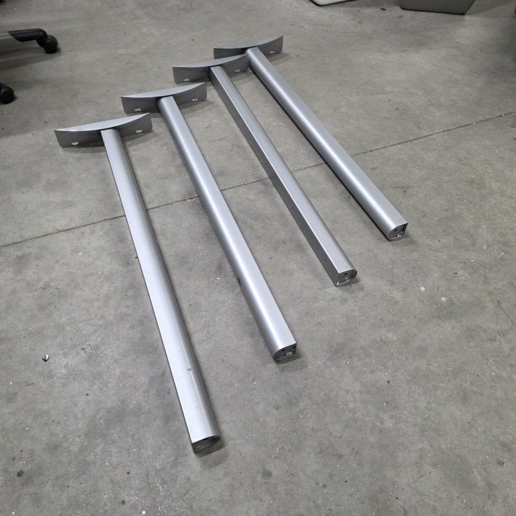 4 hoge metalen tafelpoten 104 cm hoog, Niet ingevuld, Gebruikt, Niet ingevuld, Niet ingevuld