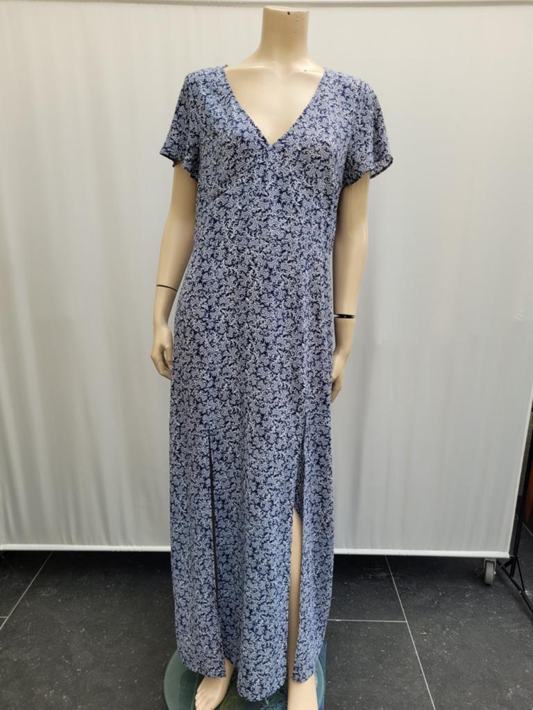Michael Kors maxi jurk zomer blauw maat 40/L, Kleding | Dames, Maat 38/40 (M), Michael Kors, Blauw, Ophalen of Verzenden