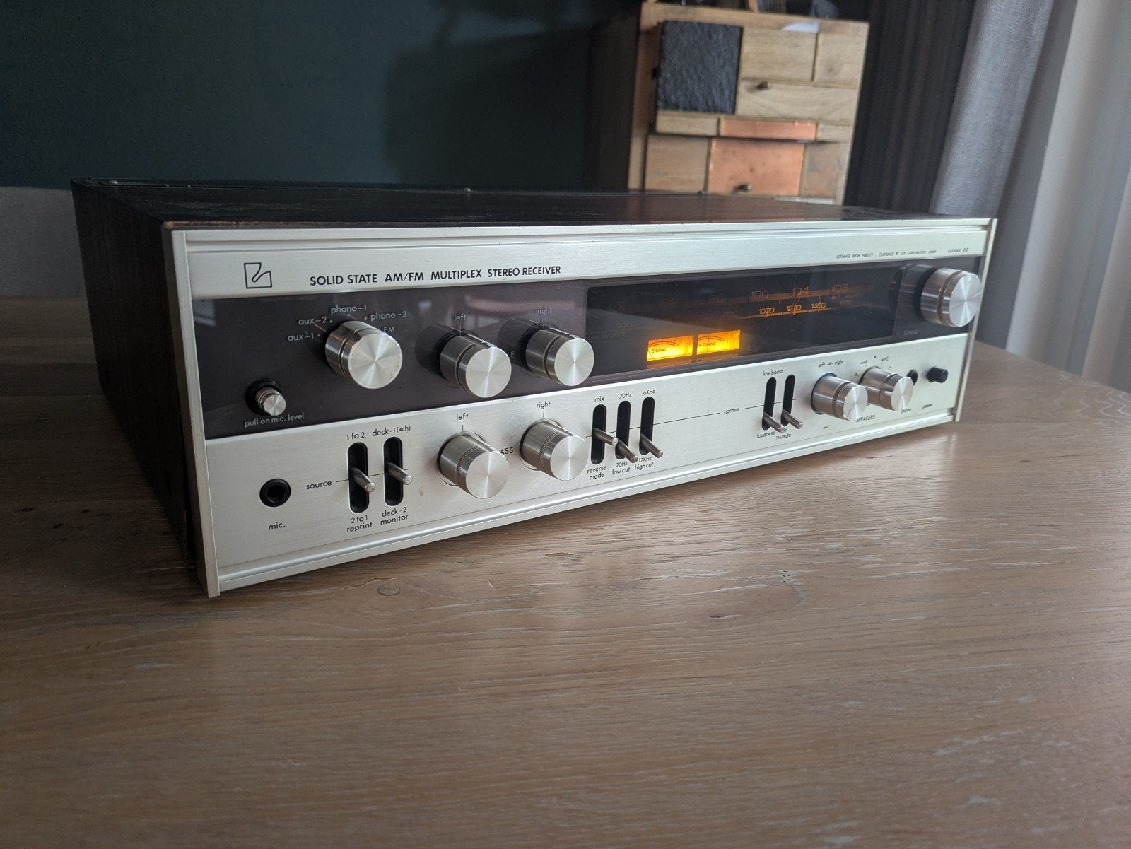 Luxman R-800U Solid State AM/FM Multiplex Stereo Receiver, Ophalen, Gebruikt, Stereo, Overige merken
