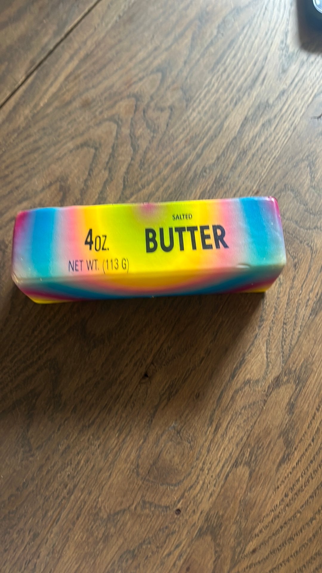 Regenboog butter, Ophalen of Verzenden, Gebruikt