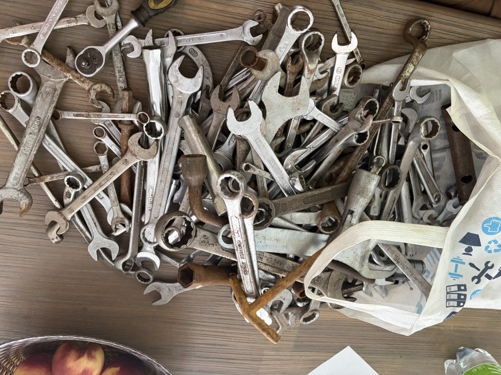 Diverse Sleutels Dop/steek/Ring/Pijp/Moer Vershillende, Doe-het-zelf en Verbouw, Gereedschap | Handgereedschap, Ophalen, Gebruikt