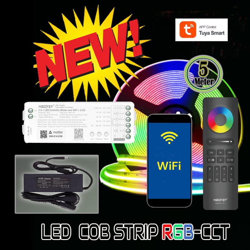 LED STRIPS 24V 5 METER RGB of RGB-CCT COMPLEET, Ophalen of Verzenden, Nieuw, Overige materialen, PREMIUM PRODUCT  NERGENS GOEDKOPER KIJK EN VERGELIJK