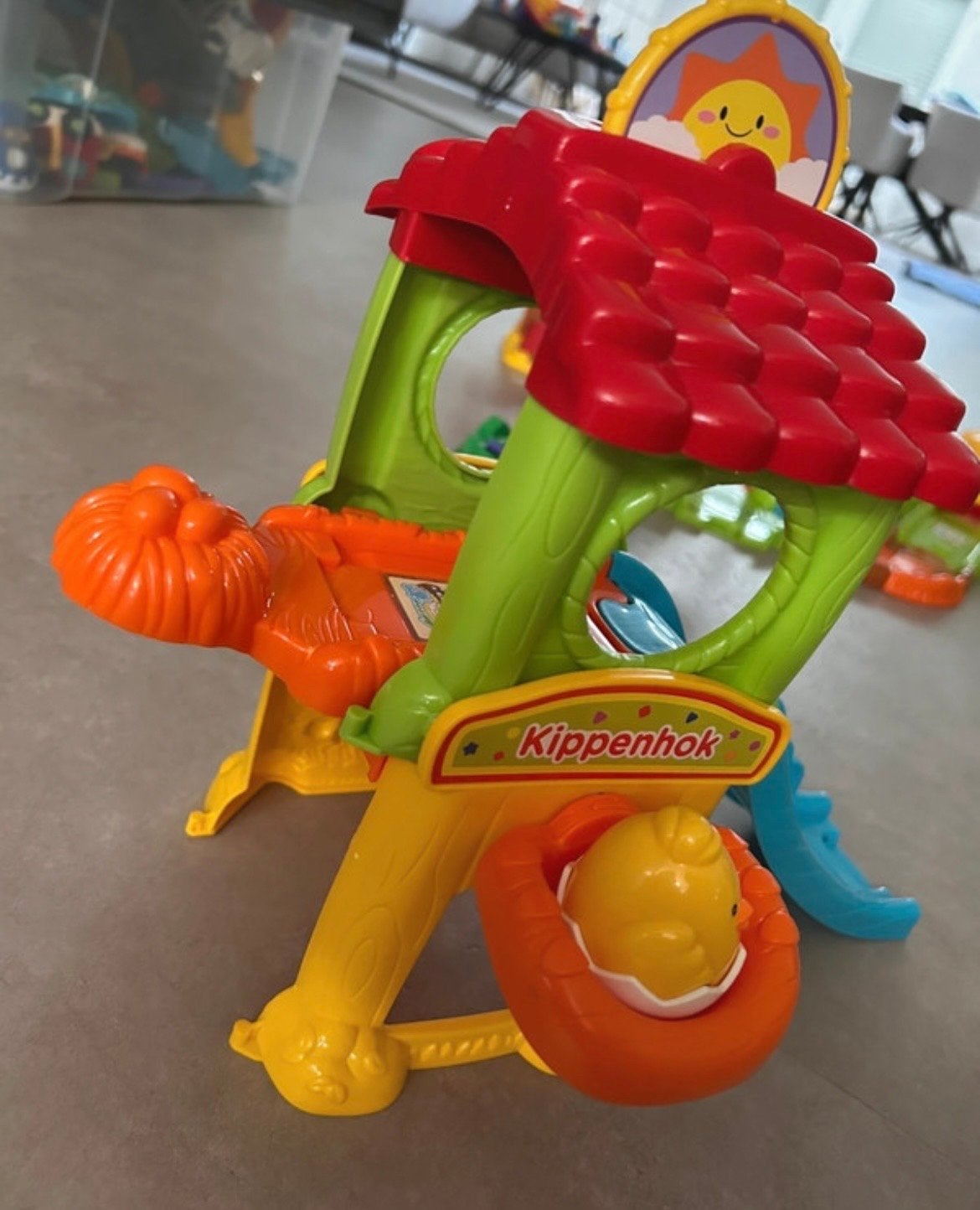 Vtech Zoef Zoef Dieren Kippenhok met kuiken, Ophalen of Verzenden, Zo goed als nieuw, 2 tot 4 jaar