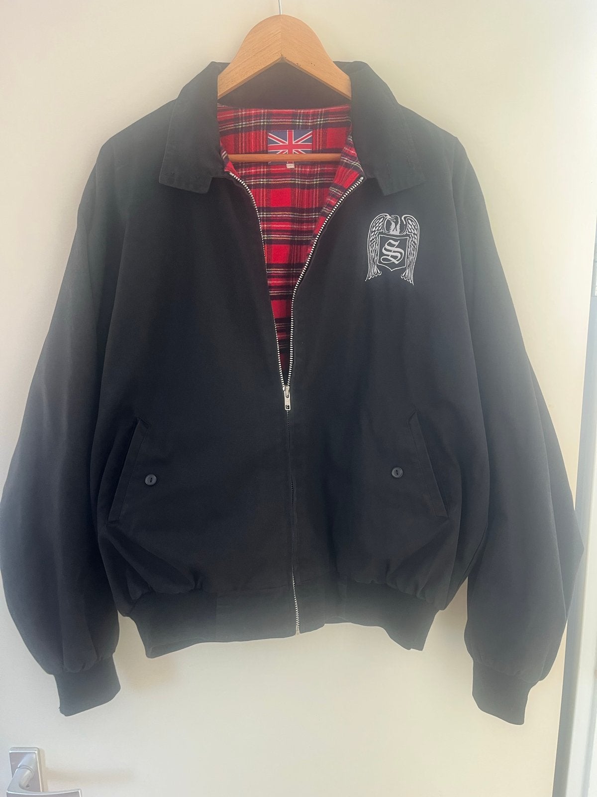 Skrewdriver Bomberjack XL - Nieuwstaat met Tartan Voering, Kleding | Heren, Ophalen of Verzenden, Zo goed als nieuw, Maat 56/58 (XL)