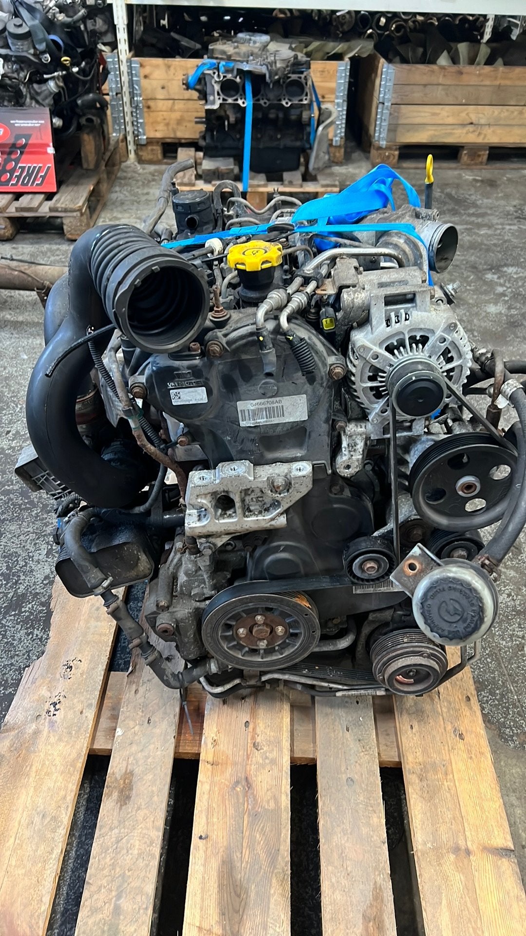 Chrysler grand voyager 2.8CRD motor 2009, Gebruikt, ., Chrysler, Ophalen of Verzenden