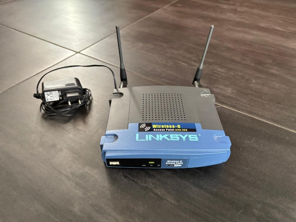 Linksys Wireless-G WAP54G Wifi acces point, Ophalen of Verzenden, Gebruikt, Linksys, DLink, TPLink, Cisco