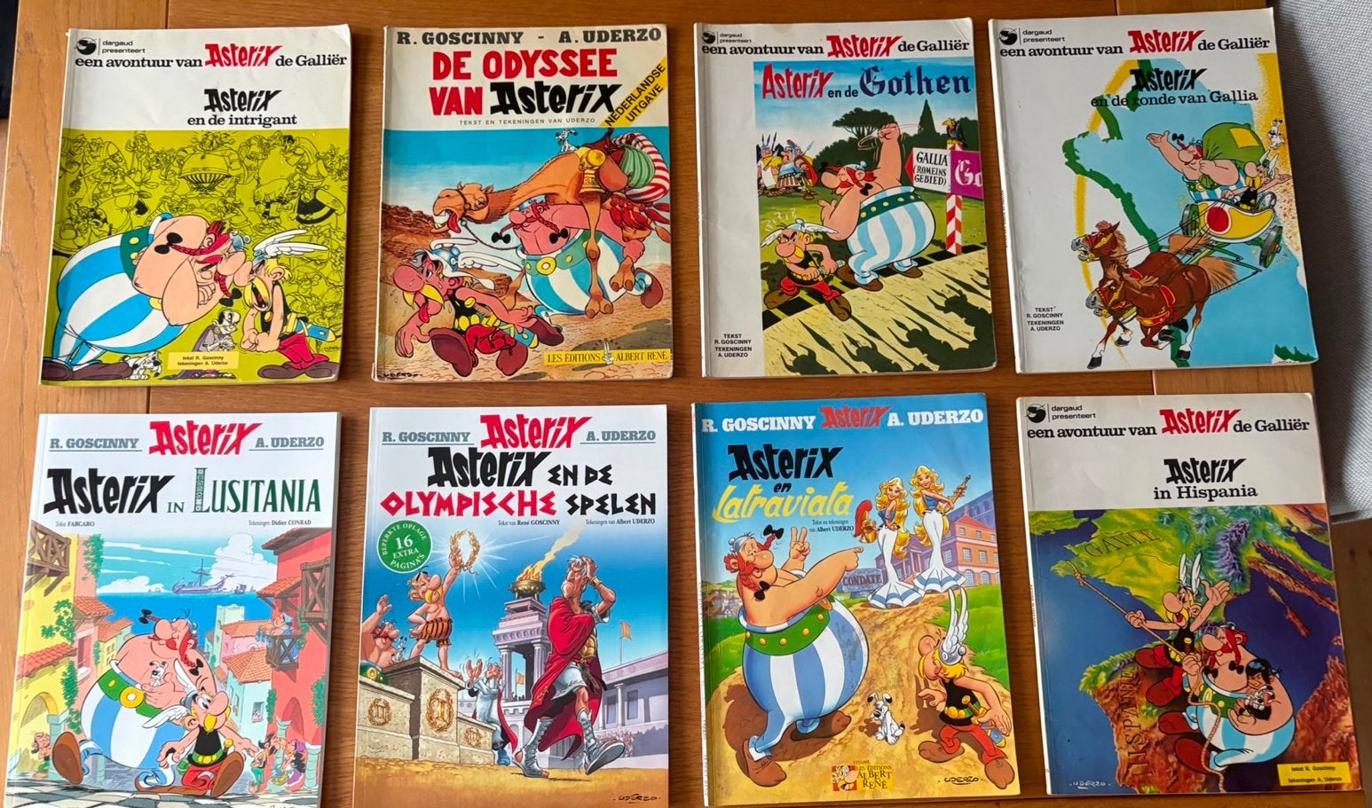 Asterix stripboeken collectie - 8 delen, Meerdere stripboeken, Ophalen of Verzenden, Gelezen
