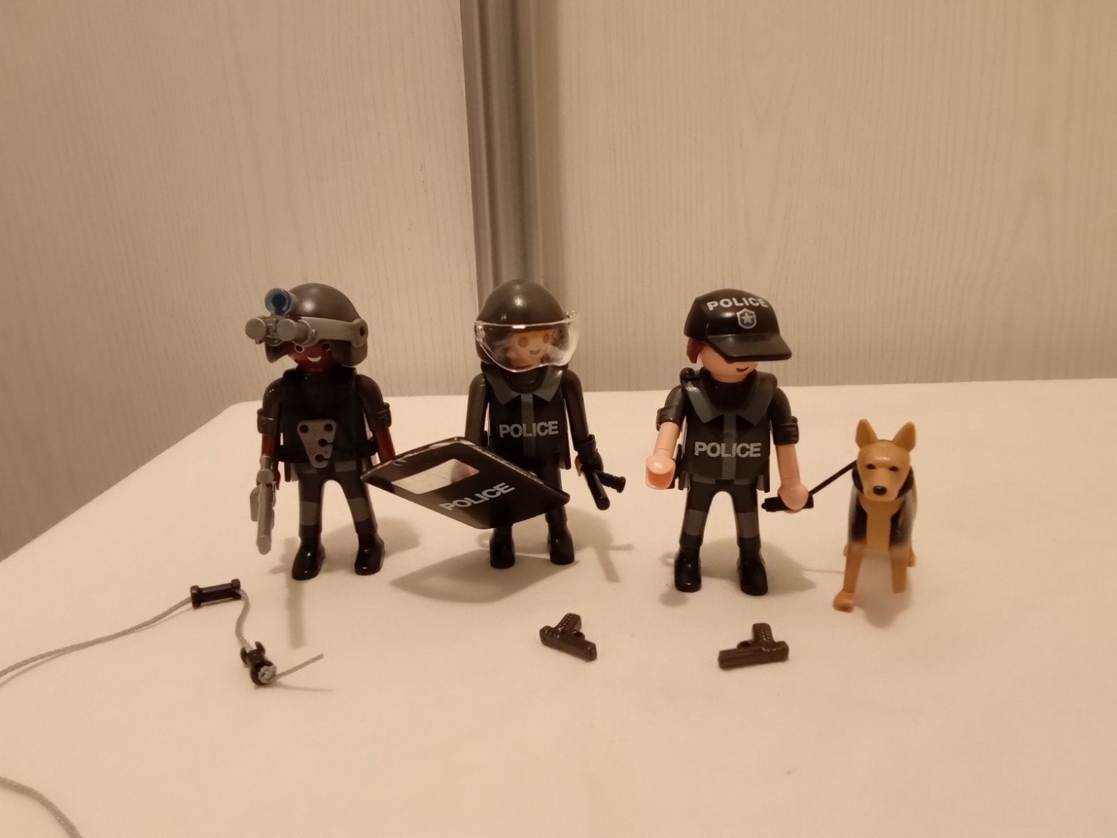Playmobil politie team met hond, Ophalen of Verzenden, Gebruikt, Figuren
