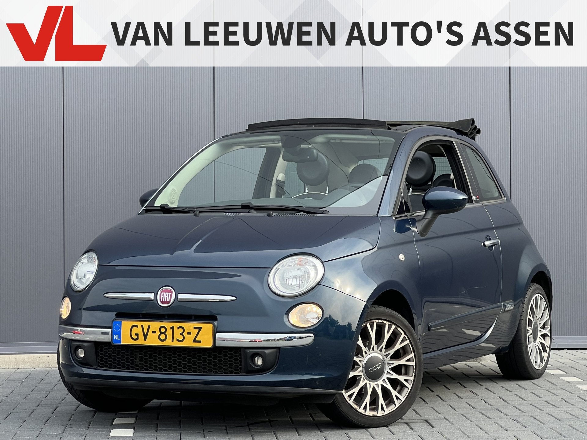 Fiat 500C 1.2 Lounge | Airco | NAP (bj 2015), Stof, Gebruikt, 4 cilinders, Origineel Nederlands