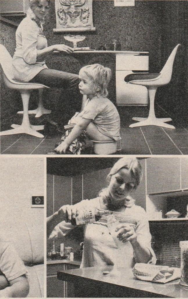 Retro reclame 1975 Roosvicee siroop jongetje & de po, Verzamelen, Verzenden, Overige typen