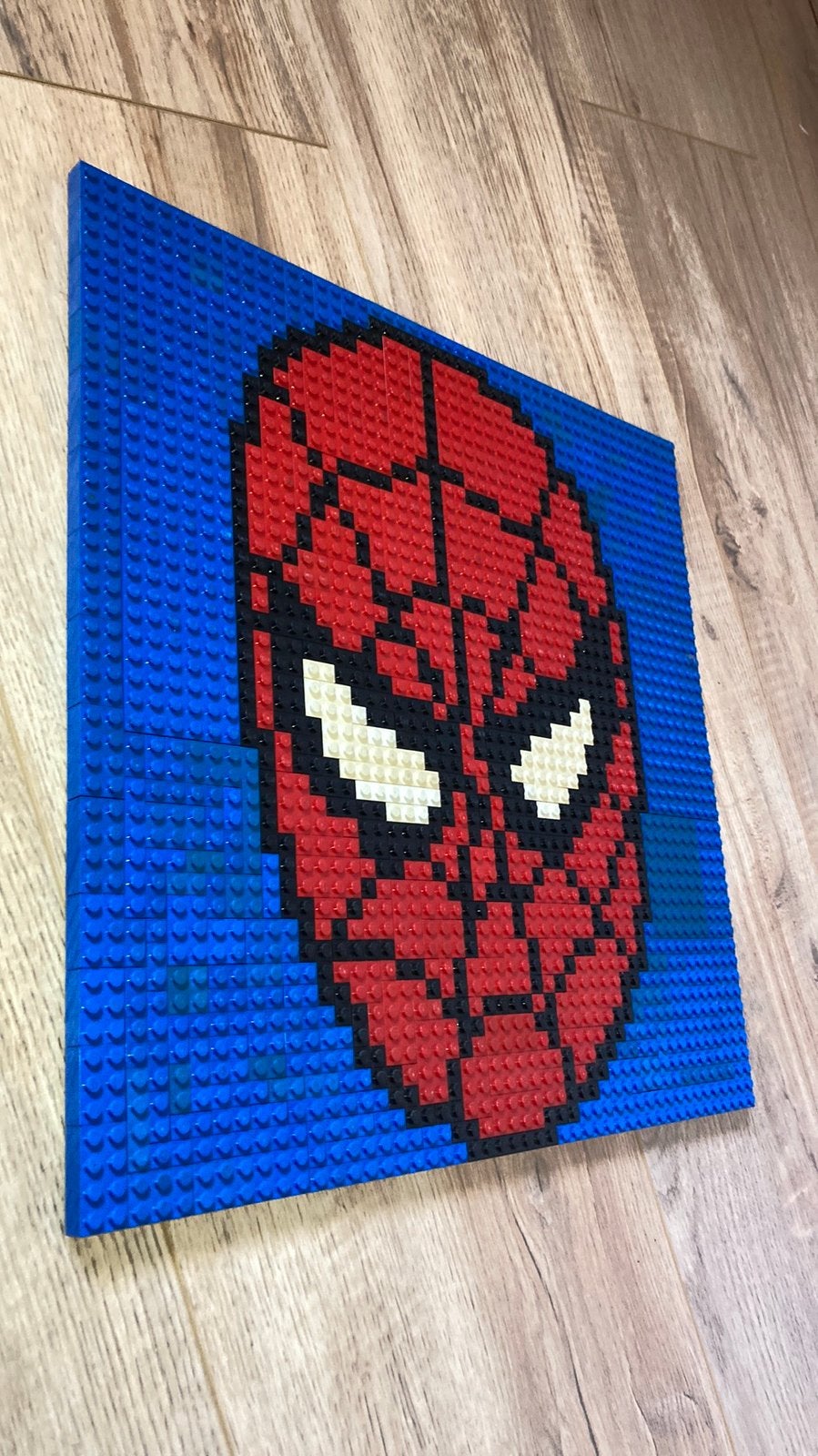 Lego Spiderman mosaic op 48x48 grondplaat, MOC (eigen creatie), Marvel, Lego, Ophalen of Verzenden
