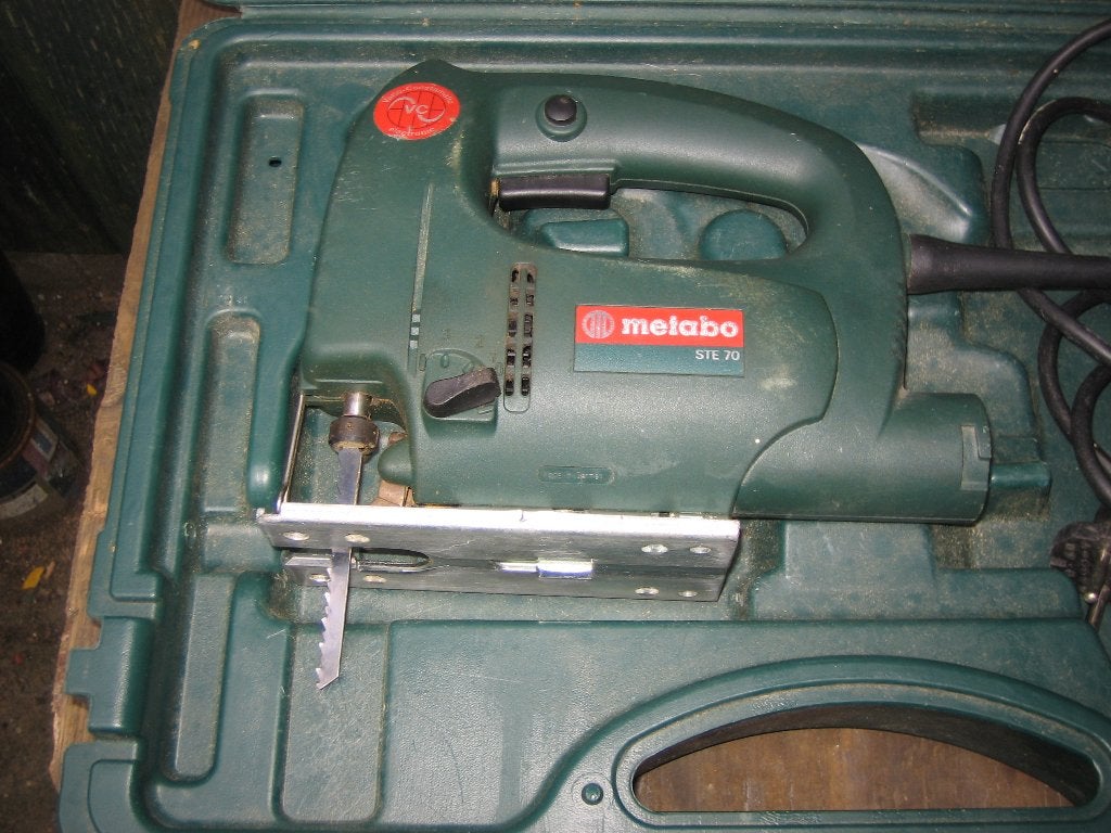 metabo decoupeerzaag met toerental en koffer, Gebruikt, Decoupeerzaag, Ophalen of Verzenden, METABO