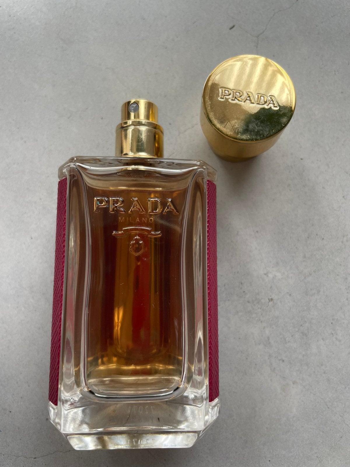 Prada La Femme Intense Eau de Parfum 35ml - 3/4 vol, Sieraden, Tassen en Uiterlijk, Uiterlijk | Parfum, Ophalen of Verzenden, Gebruikt