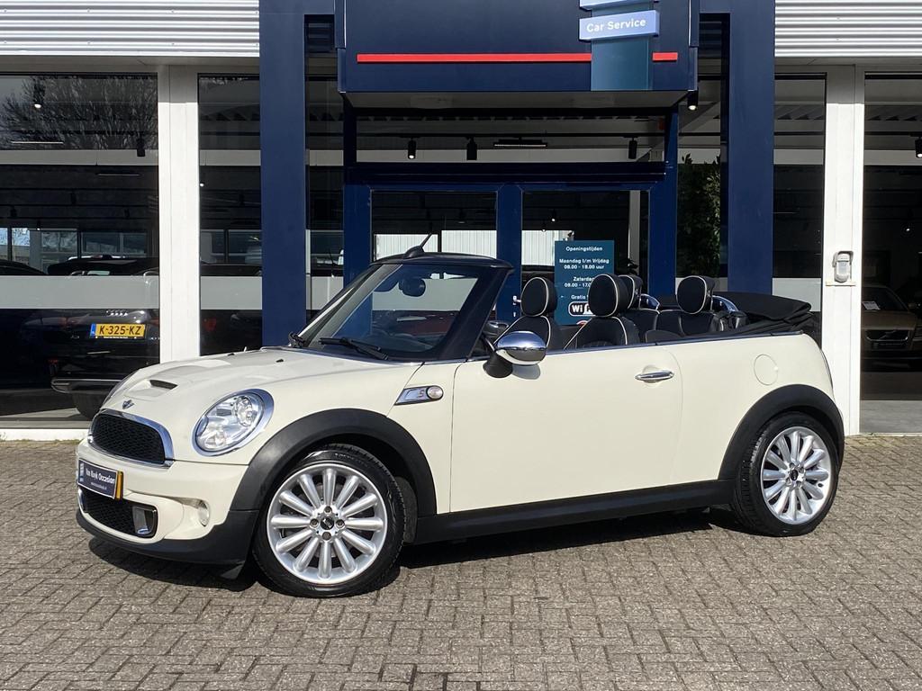 Mini Mini Cabrio 1.6 Cooper S Chili / NL-Auto / 184 PK / Vol, Auto's, Voorwielaandrijving, Euro 5, Gebruikt, Zwart