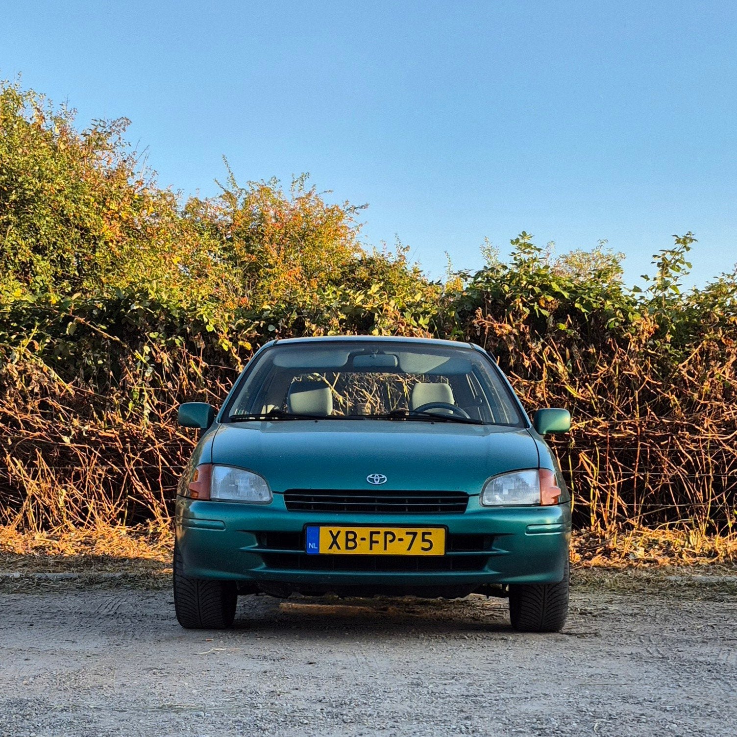 Toyota Starlet 1.3 16V 1998 Groen, Nieuwe Apk & uitlaat, Auto's, 15 km/l, 74 pk, 4 cilinders, Starlet