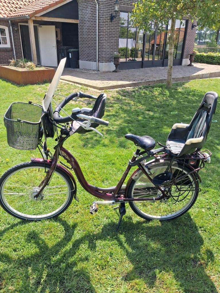 Sparta Moederfiets Framemaat 48 - Ideaal voor 1.68m, 2 zitjes, Sparta, Gebruikt, Mandje