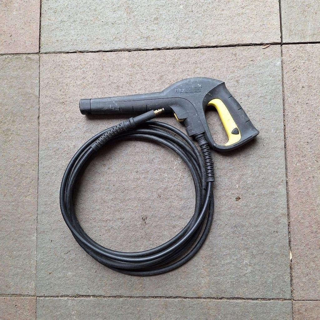 Karcher pistool en 6 meter slang, snelsluiting, Ophalen of Verzenden, Gebruikt, Elektrisch, Kärcher