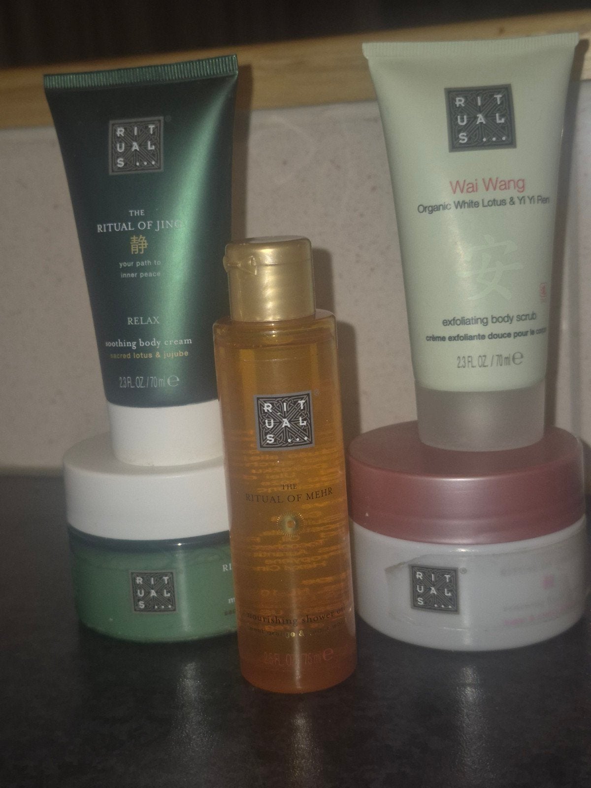 Rituals Producten Pakket - NIEUW (O.a. Zeldzame Tao / Jing /, Ophalen, Nieuw, Bodylotion, Crème of Olie