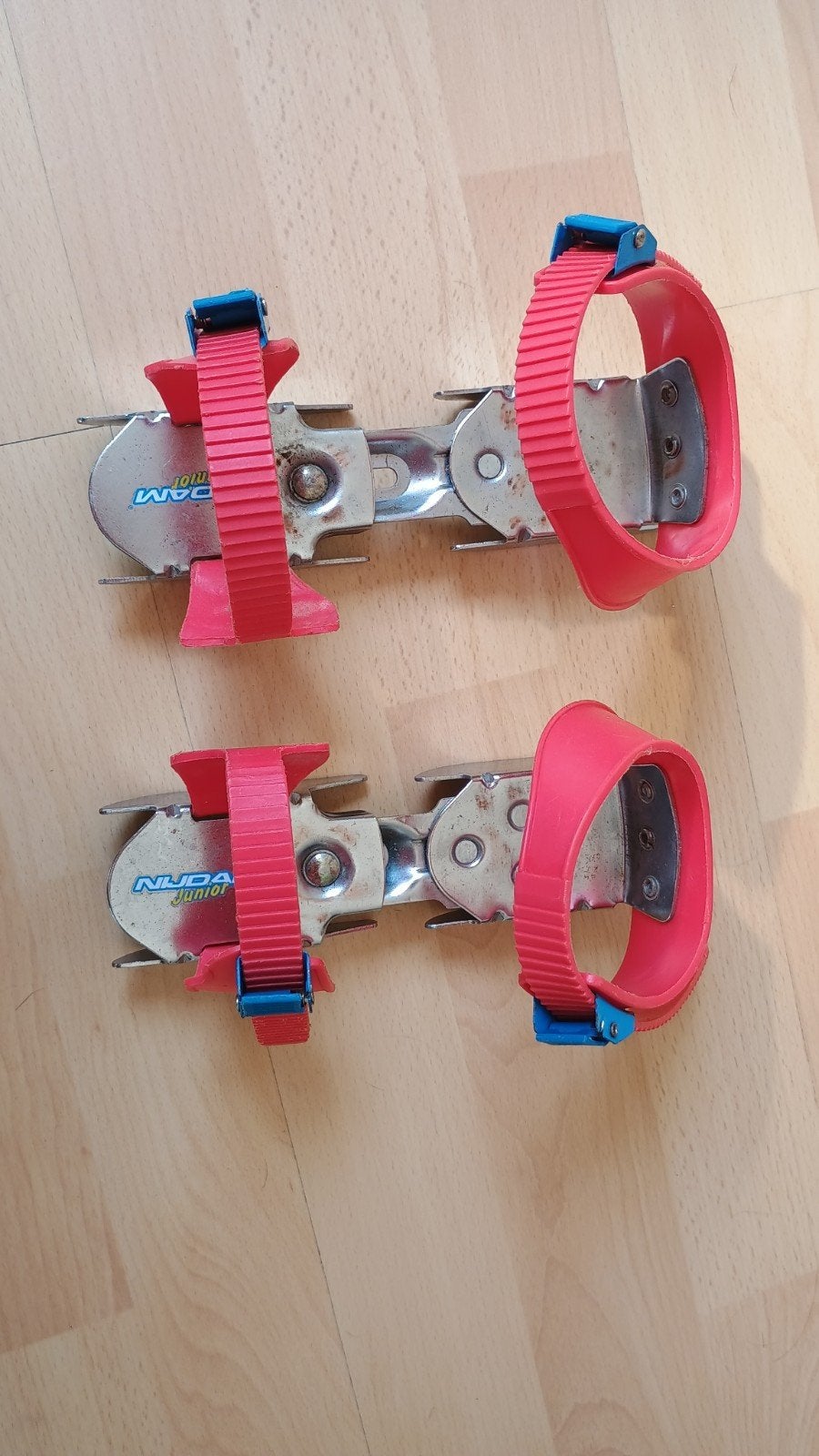Nijdam Junior Uni Chroom Glij-ijzers (schaatsen)  Maat 24-34, Ophalen of Verzenden, Gebruikt, Overige typen, Nijdam