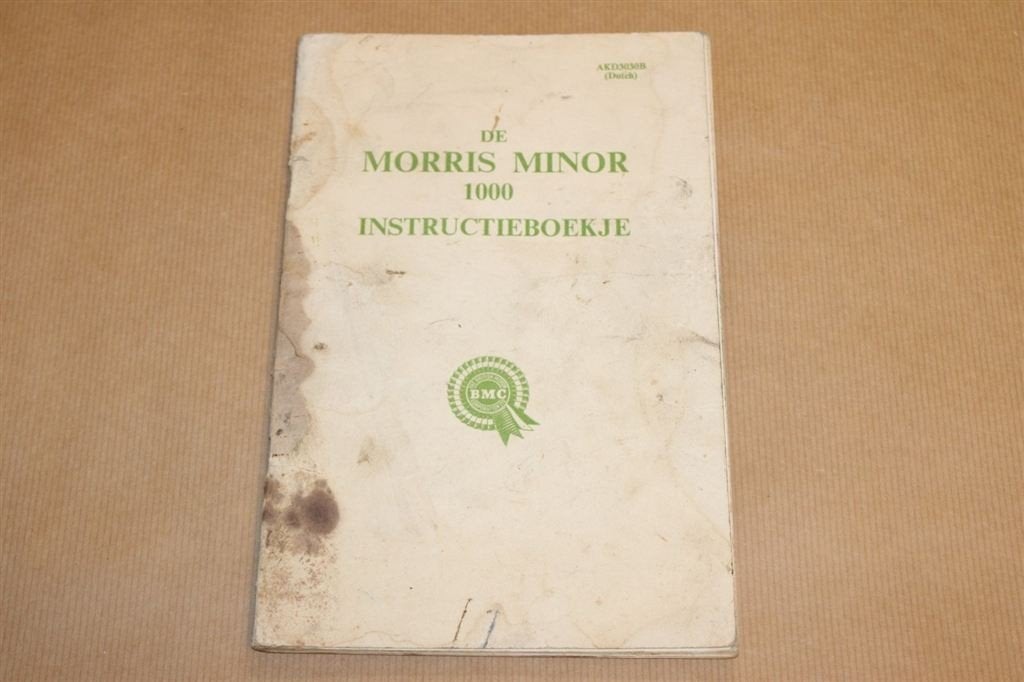 Morris Minor 1000 Instructieboekje - Circa 1960, Ophalen of Verzenden