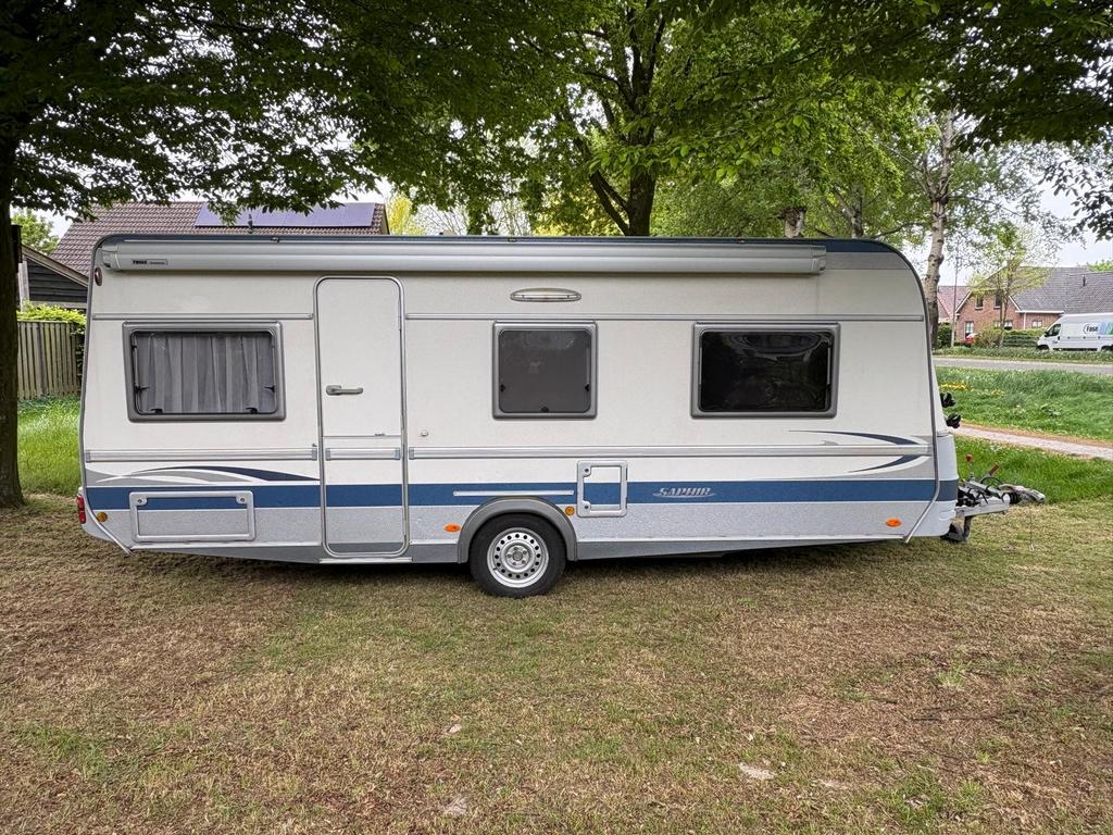Fendt Saphir Caravan 540 TK met stapelbed 6 personen, Rondzit, Schokbreker, Particulier, Fendt