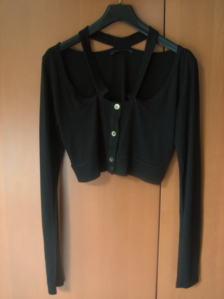 Frivool zwart bolerovestje ELSEWHERE 40-42 Snazzeys, Kleding | Dames, Verzenden, Elsewhere, Zwart, Maat 42/44 (L)